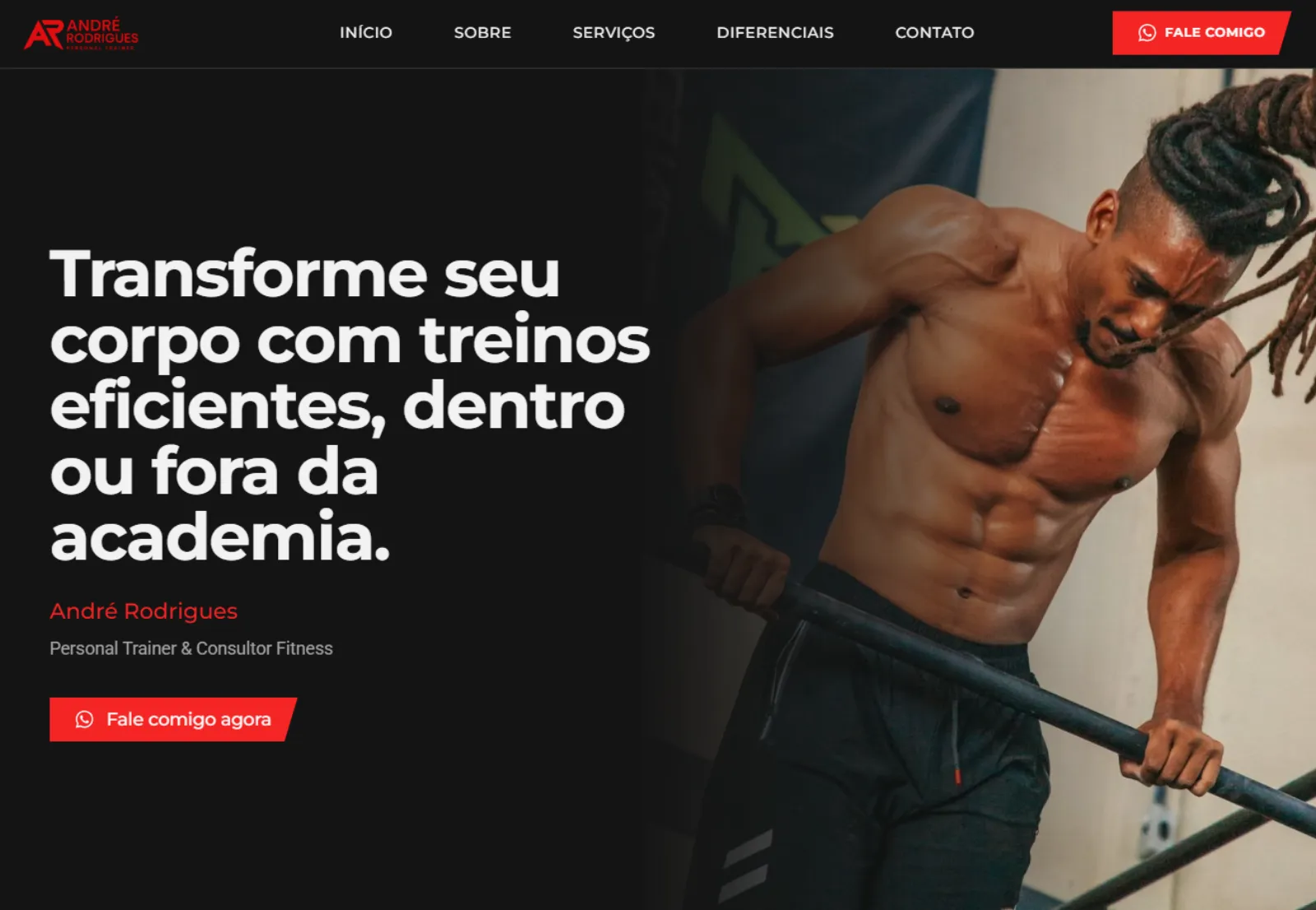 Site André Rodrigues Personal Trainer